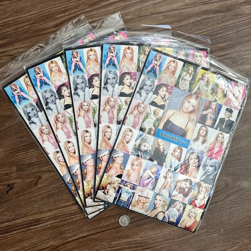 Britney Spears Stickers Sheet